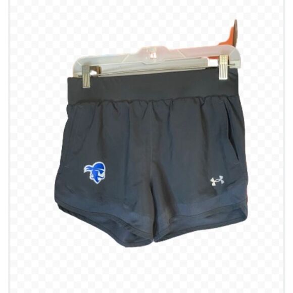 Under Armour women’s Seton hall, charcoal gray running shorts/sm - Picture 2 of 6